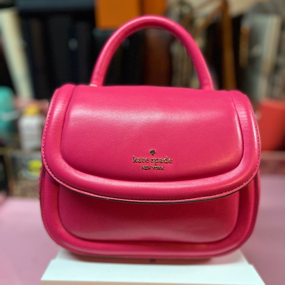 Kate Spade Pink Leather puffy Crossbody Bag - Picture 2 of 15